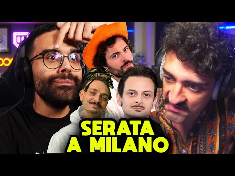 DARIO MOCCIA RACCONTA LA SERATA A MILANO A MARIO STURNIOLO ft. Marra, Rovazzi, Wilwoosh e altri