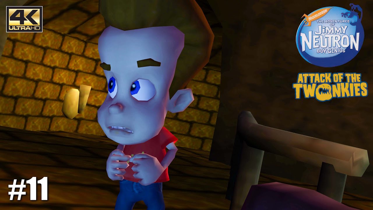 Jimmy Neutron Boy Genius Attack of the Twonkies PS2 Playthrough Gameplay 4K / PART 11