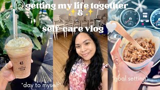 getting my life together for 2024: self-care day vlog