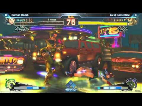 [EVO 2012 SSFIV AE Top 8] Human Bomb (Sakura) vs AVM GamerBee (Adon)