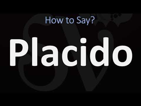 How to Pronounce Placido? (CORRECTLY)