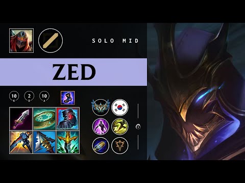 Zed Mid vs Galio - KR Challenger Patch 26.02