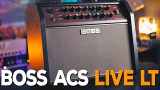 Video thumbnail for THE PERFECT SMALL ACOUSTIC GIGGING AMP?! Boss Acoustic Singer Live LT (Demo) by Jackson Brooksby