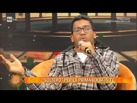Leonardo De Andreis canta "Soltero" - Da noi... a ruota libera 11/01/2026