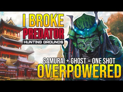 I BROKE Predator Hunting Grounds "SAMURAI + GHOST = OVERPOWERED! ONE SHOT!!" Predator Specialization