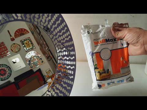 Wall Putty से बनाए Perfect Mosaic Art With Tips and Tricks  / Mirror Mosaic Art With Wall Putty