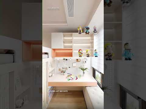 Kamar kecil? Gak masalah! Coba deh elevated loft bed, bikin ruangmu terasa lebih luas dan stylish! 🛏️✨