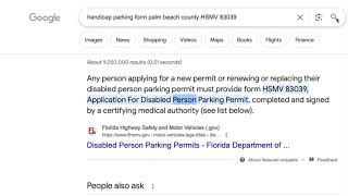 How to find the disabled parking permit pdf online