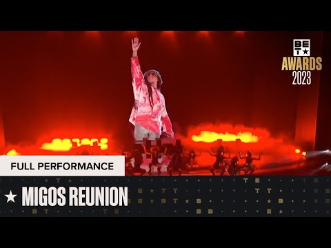 Migos Came Together For Legendary Reunion Performance Honoring Takeoff ONLY On BET! | BET Awards '23