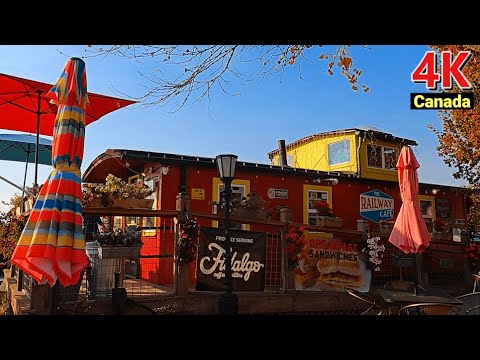 🇨🇦【4K UHD】Visit Blaine, USA- CANADA Border Town, Oct 2022