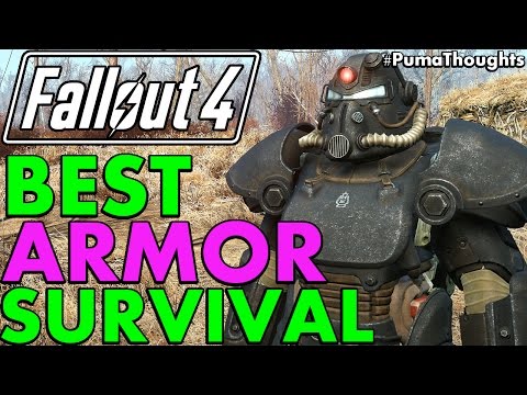 Fallout 4: Best Power Armor and Regular Armors for Survival Mode (Including DLC) #PumaThoughts