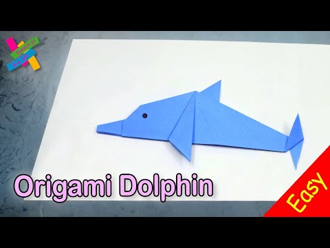 Origami DOLPHIN | DIY Easy | How to make paper dolphin easy | Fold tutorial