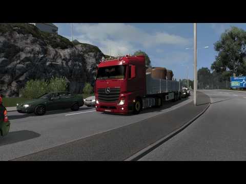 ETS2 1.27 "Drumuri Europene" Uppsala(S) - Varkaus(FIN) ProMod 2.16 - Mercedes MP4 #1