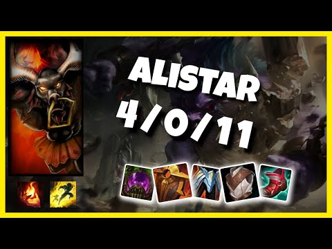 Alistar vs Rell EU Challenger SUPPORT (4/0/11) - v11.2