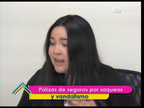 Pólizas de seguros por saqueos y vandalismo