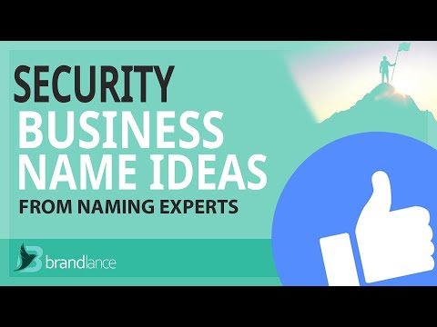 Best Security Business Name Ideas | Suggestions From Naming Experts | Brand Names Generator