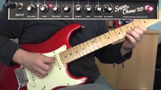 Video thumbnail for Fender Super Champ XD Demo - Tweed Bassman Setting by Dave Price