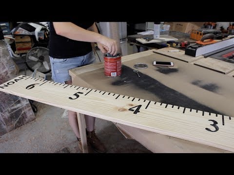 How to Make Kids Growth Chart Ruler