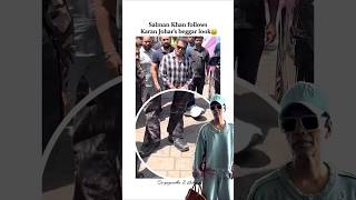 Download lagu Salman Khan follows Karan Johar's beggar look🤮 #shorts #salmankhan #bollywood #fashion #fyp mp3