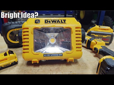 DEWALT DCL077 12V/20V Compact Task Light Review | Perfect Tripod Work LED