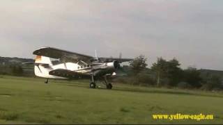 preview picture of video 'Antonov Biplane/Doppeldecker at Bulingen Fly-in 2009 (by Yellow-Eagle.eu)'