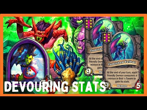 DOUBLE FELBAT FEEDS MY DEMONS - Rokara [Hearthstone Battlegrounds]