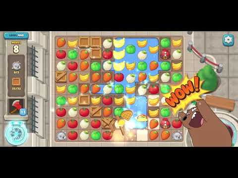 We Bare Bears Match3 Repairs Level 440 - No Boosters
