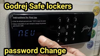 How To Change Godrej Locker Password / Code Of Godrej Nx Pro Digital Safe 8ltr / 15ltr/ 25ltr/ 30ltr