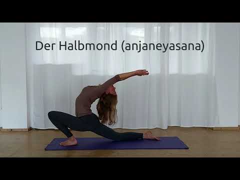 Halbmond (anjaneyasana)