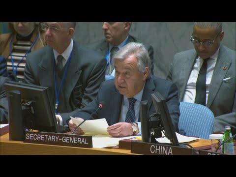 Video Thumbnail: Gazans in midst of 'epic humanitarian catastrophe': UN chief | AFP