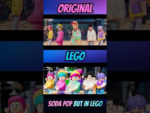 Saja Boys - Soda Pop but in Lego (Side by Side) #lego #sodapop #sajaboys #kpop