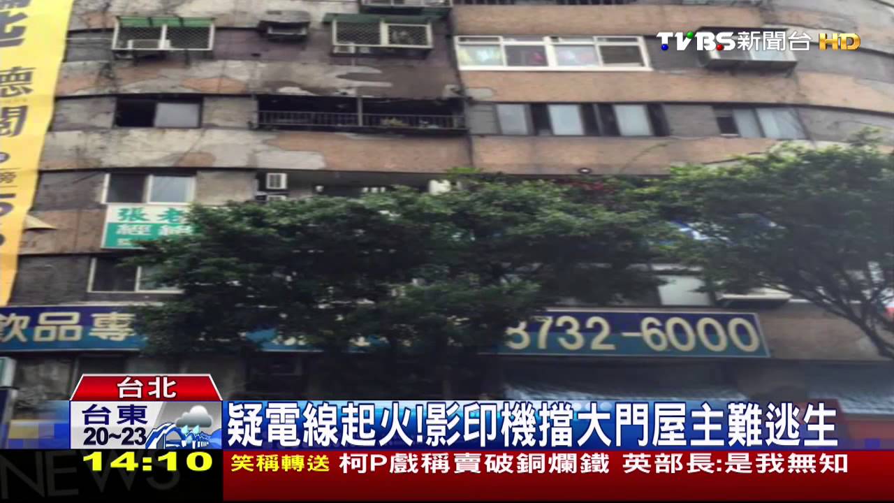 ​疑電線起火！　影印機擋大門屋主難逃生