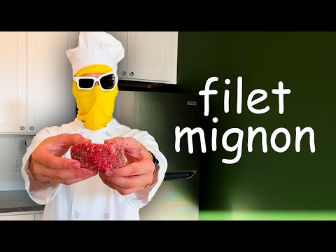 Buster Cooks a Steak