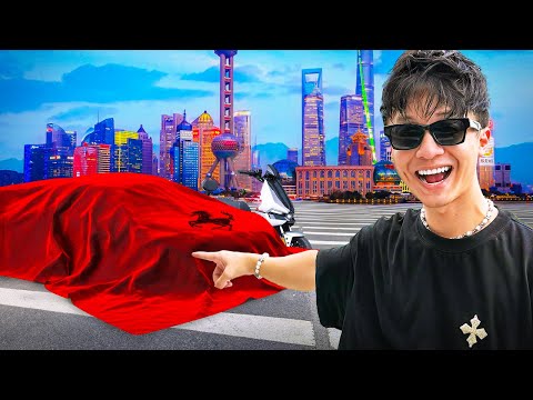 Noul Ferrari SF90 al lui Ceanu Zheng în Shanghai rupe tot!