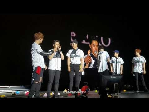 170428 EXO'rDIUM in LA - Chanyeol, D.O & Kai playing w/ the doll hands