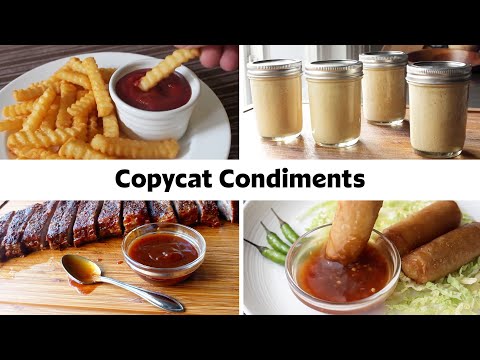 14 Copycat Condiment Recipes | Homemade Ketchup, Mustard, Mayo & More!