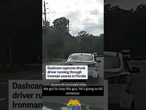 Drunk driver runs through Ironman course in Florida