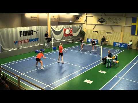 SM U22 Badminton Umeå 2013 Damdubbel Final