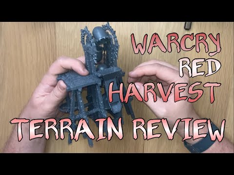 Warcry Red Harvest Terrain Building and review