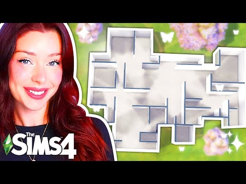 Can I Build a *CUTE* House Out of This MAZE in The Sims 4?