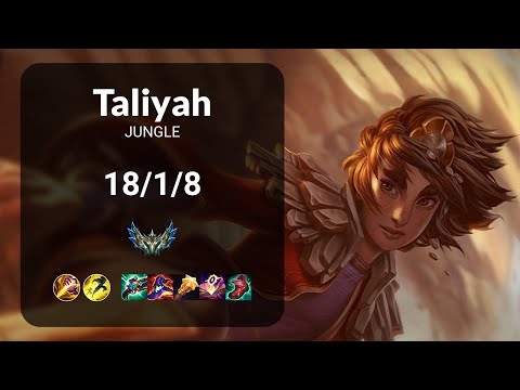 Taliyah vs Xin Zhao JUNGLE - KR CHALLENGER Patch 14.22