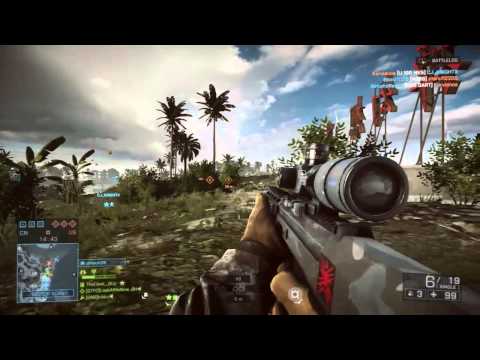 BATTLEFIELD 4 (PS4) - Live Multiplayer Gameplay with the 338-RECON sniper rifle!