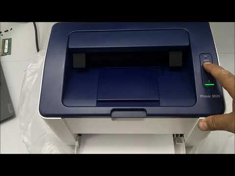 Xerox Phaser 3020  Installing and wireless printing