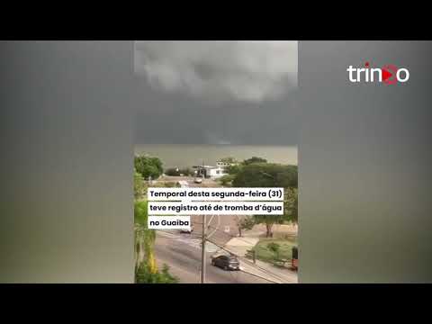 Tromba d'água no Guaíba: Temporal extremo atinge o Rio Grande do Sul
