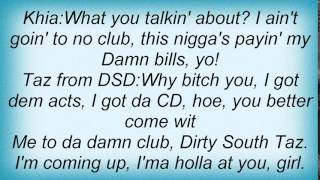 Khia - Taz (Skit) Lyrics