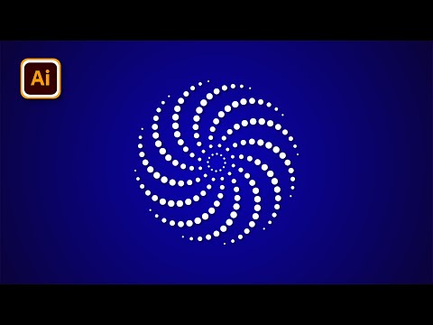 Illustrator Tutorial Create Dotted Spiral Effect