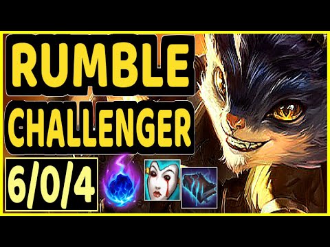 GILIUS (RUMBLE) vs CAMILLE - 6/0/4 KDA TOP CHALLENGER GAMEPLAY - EUW