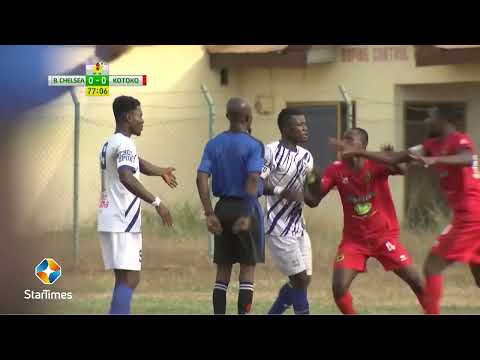 BEREKUM CHELSEA 0 vs ASANTE KOTOKO 0: 2021/22 GPL MATCH DAY 13 HIGHLIGHTS