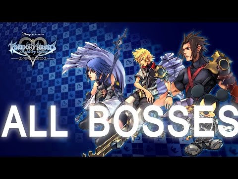 Kingdom Hearts Birth by Sleep: All Bosses (PS3 1080p)