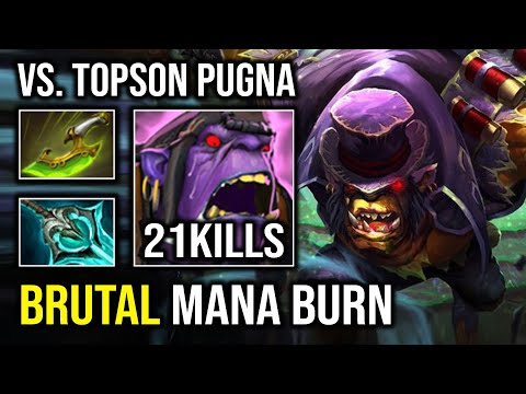 100% NEW META Brutal Mana Burn Even Topson Can't Stop This Alchemist Max Slotted Hyper Carry Dota 2